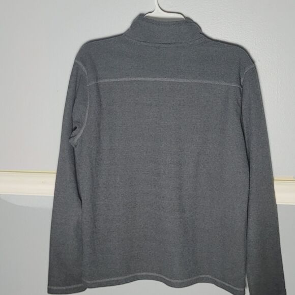 Artisans Mens Gray 1/2 Zip Fleece Pullover Long Sleeve Sweater Size M - Picture 9 of 11